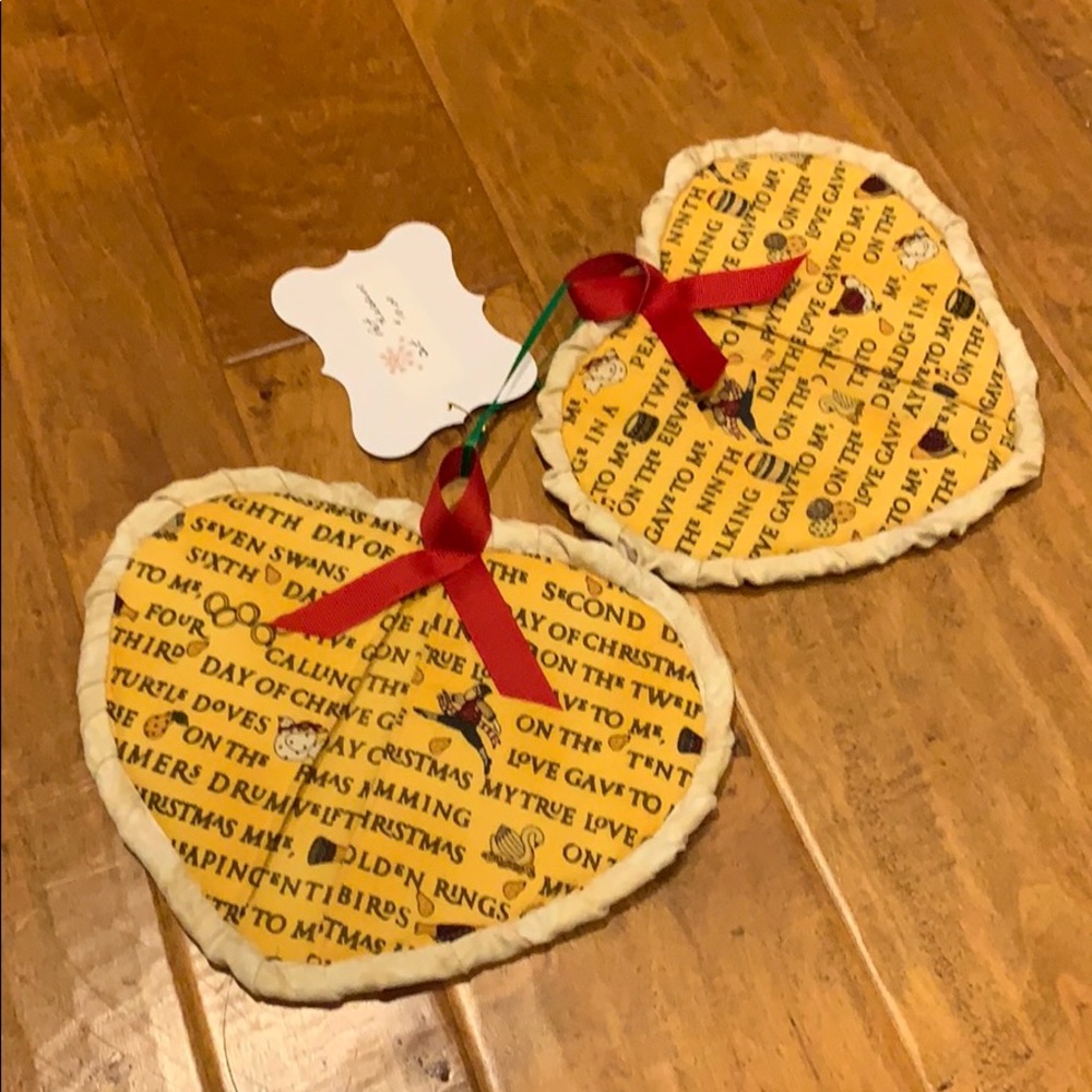 Homemade Christmas pot holders